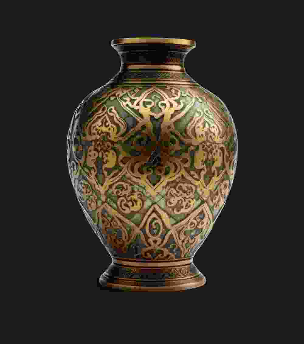 Copper Flower Vase